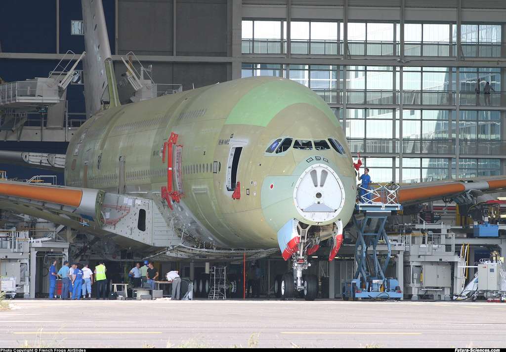 L'A380 sur les bancs de test