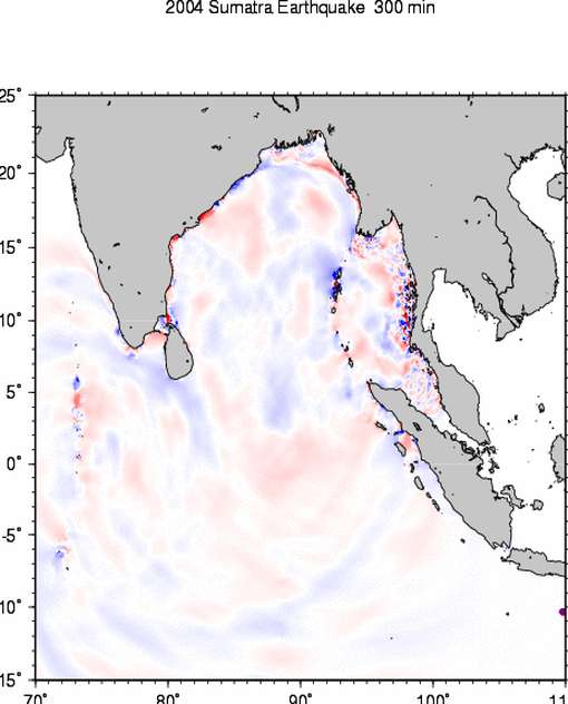 Animation Tsunami / Tremblement de terre de Sumatra 2004 Animation Tsunami / Tremblement de terre de Sumatra 2004