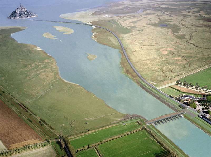 Image virtuelle du barrage du Couesnon Image virtuelle du barrage du Couesnon