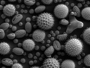 Le pollen provoque chez beaucoup d'entre nous des allergies. Crédits : Wikipedia