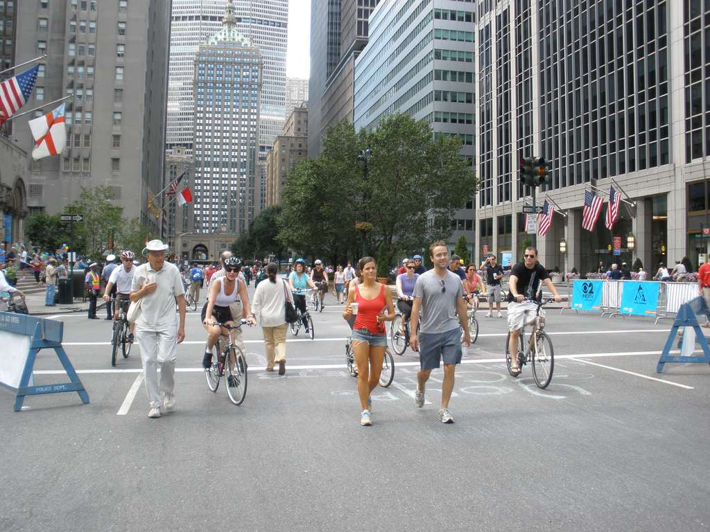 Journée sans voiture à New York Journée sans voiture à New York