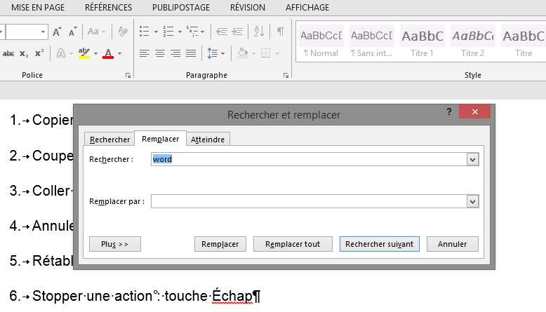 30 Raccourcis Clavier Dans Word