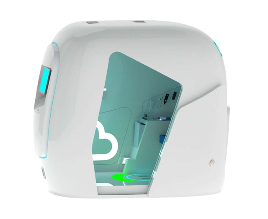 L'AI Pod développé par Bodyo et présenté à Vivatech. © Bodyo
