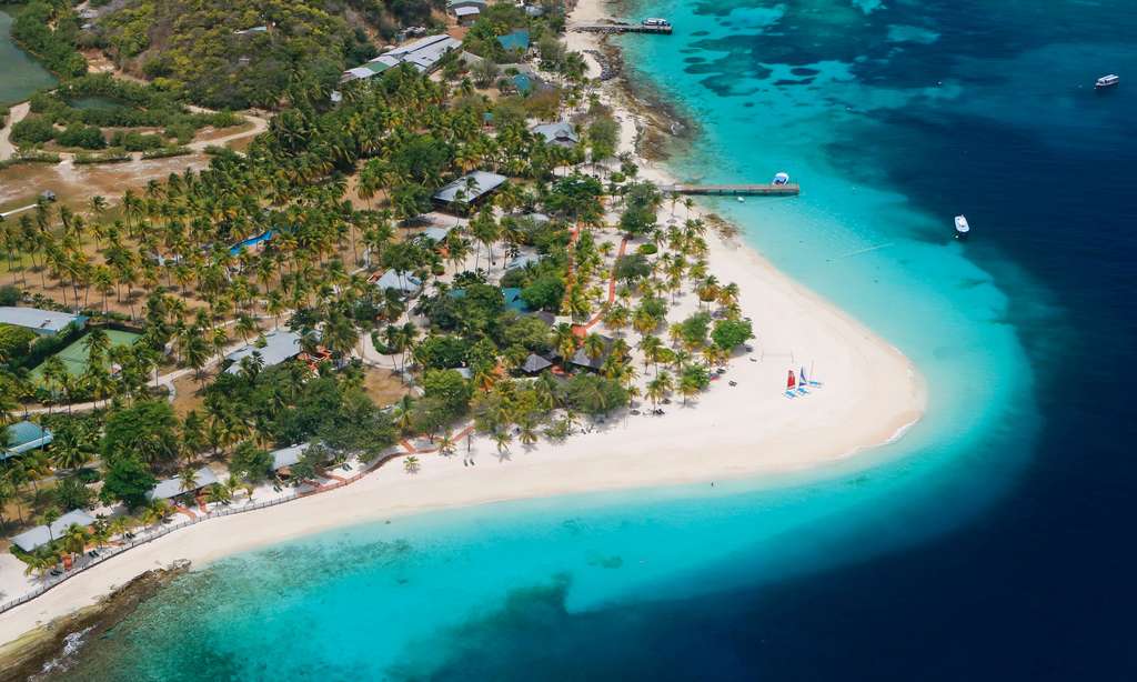 À Palm Island, au sud des Grenadines À Palm Island, au sud des Grenadines