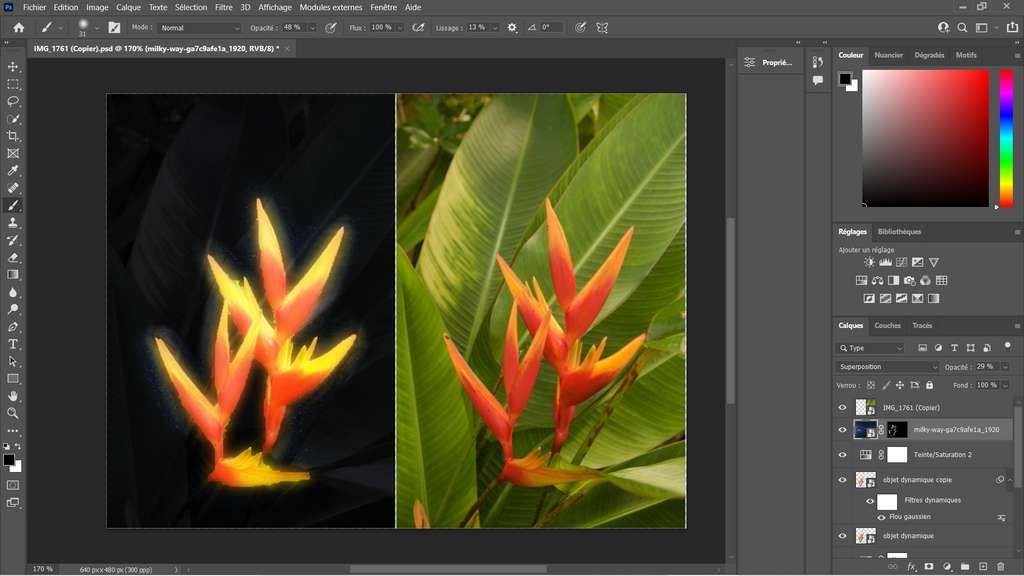 Comment créer un Glow Effect avec Adobe Photoshop ? ©Adobe