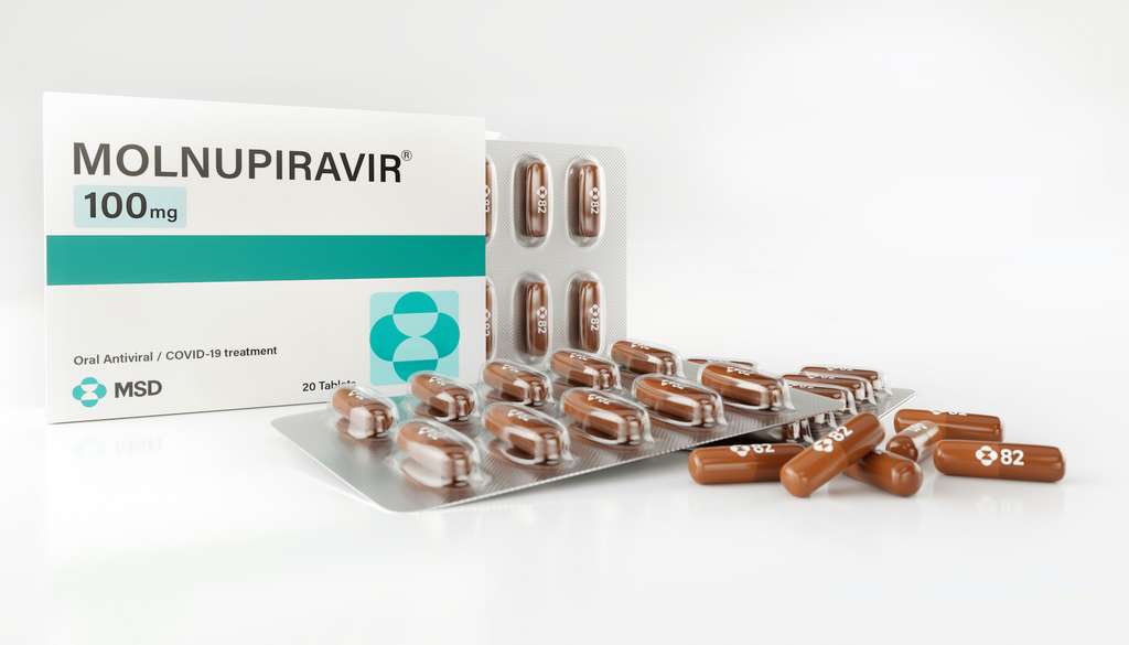 Le molnupiravir qui constitue le principe actif de la pilule anti-Covid-19 de Merck, possède un pouvoir mutagène. © PhotoGranary, Adobe Stock