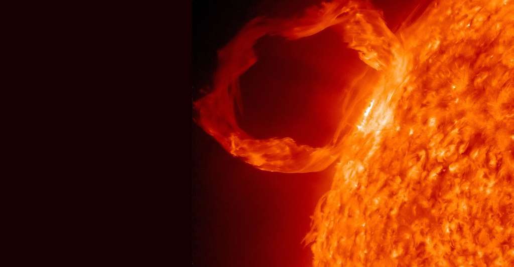Vue d'une éruption solaire. © Nasa, DP