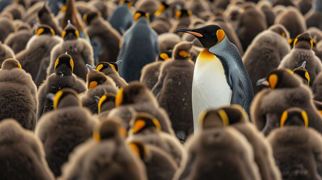 Le premier décès d’un Manchot royal vivant sur les terres australes semble être dû au virus H5N1 qui touche désormais l'Antarctique. © We3Animal, Adobe Stock