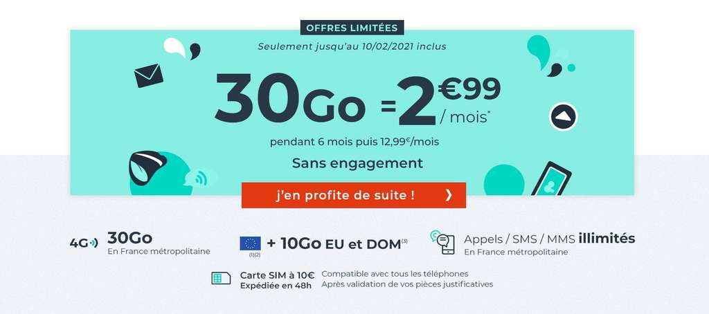 30 go internet equivalent en heure 