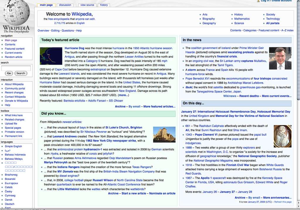 Wikipédia, 17 millions d'articles dans 270 langues. Un record inégalé. © Wikimedia