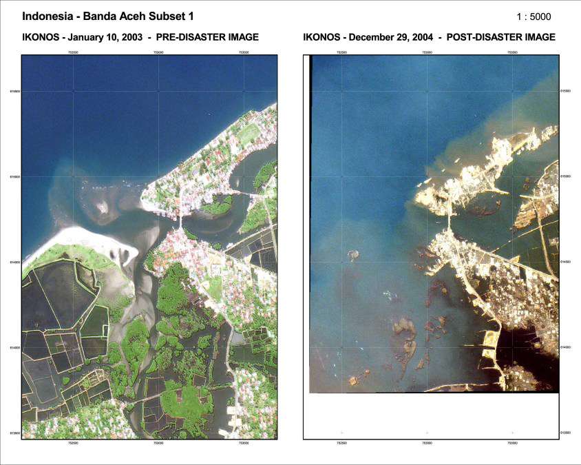 Banda Aceh - Indonésie : avant et après le Tsunami Banda Aceh - Indonésie : avant et après le Tsunami