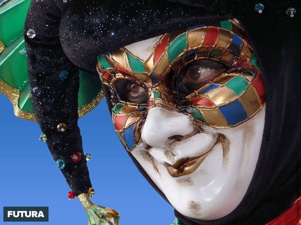 Fond D Ecran Carnaval De Venise L Arlequin