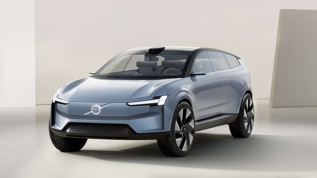 The Volvo Concept Recharge which foreshadows the future electric version of the XC90.  © Volvo Cars