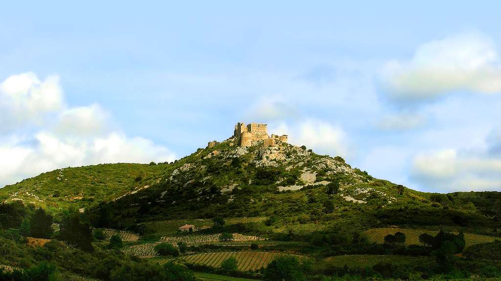 Les vestiges du château d’Aguilar Les vestiges du château d’Aguilar