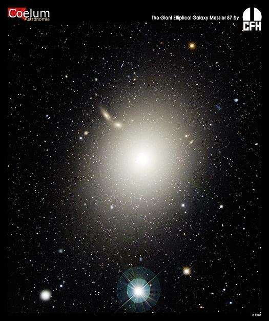 Galaxie elliptique M87. © CFH