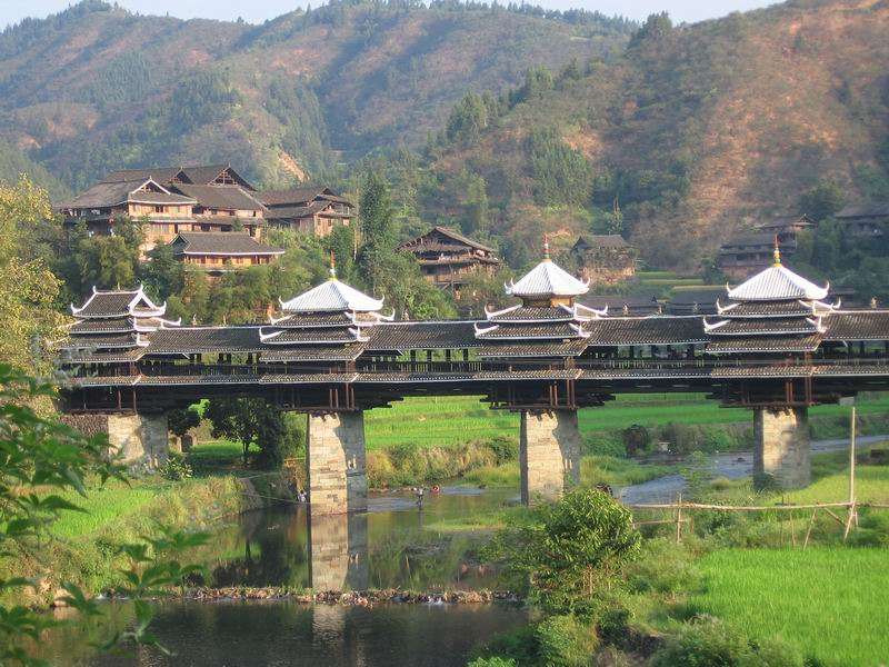 Le pont de Chéng Yáng, pont du vent et de la pluie Le pont de Chéng Yáng, pont du vent et de la pluie