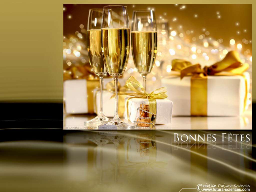 Champagne pour la nouvelle année Champagne pour la nouvelle année