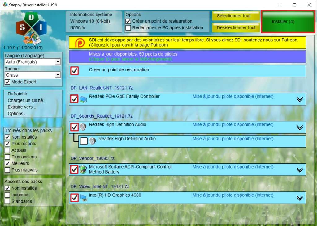 snappy driver installe snappy driver installe