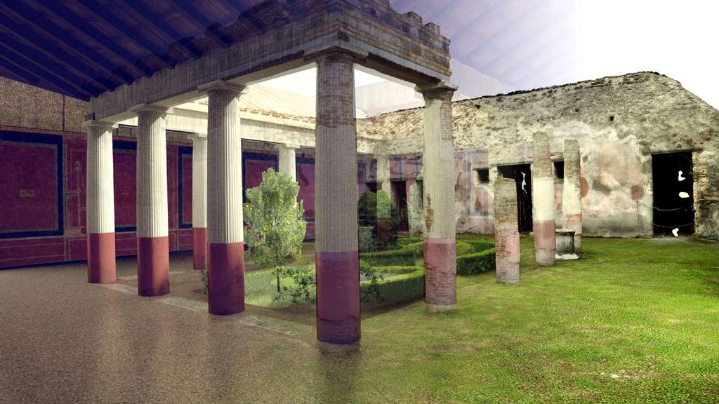 La villa de Diomède virtuellement reconstruite La villa de Diomède virtuellement reconstruite