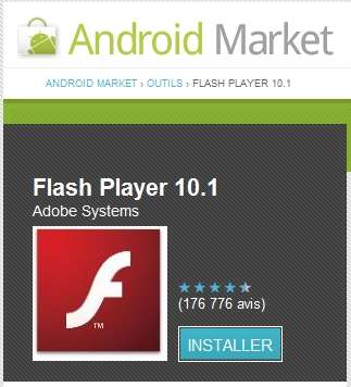 why no adobe flash for android