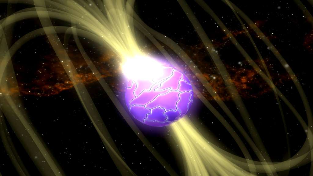 Le magnétar SGR 1806-20, dans la constellation du Sagittaire Le magnétar SGR 1806-20, dans la constellation du Sagittaire
