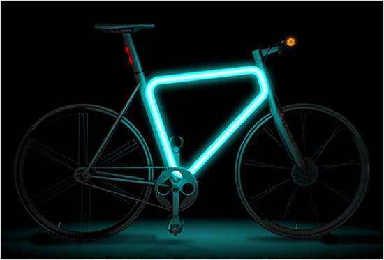 Vélo lumineux