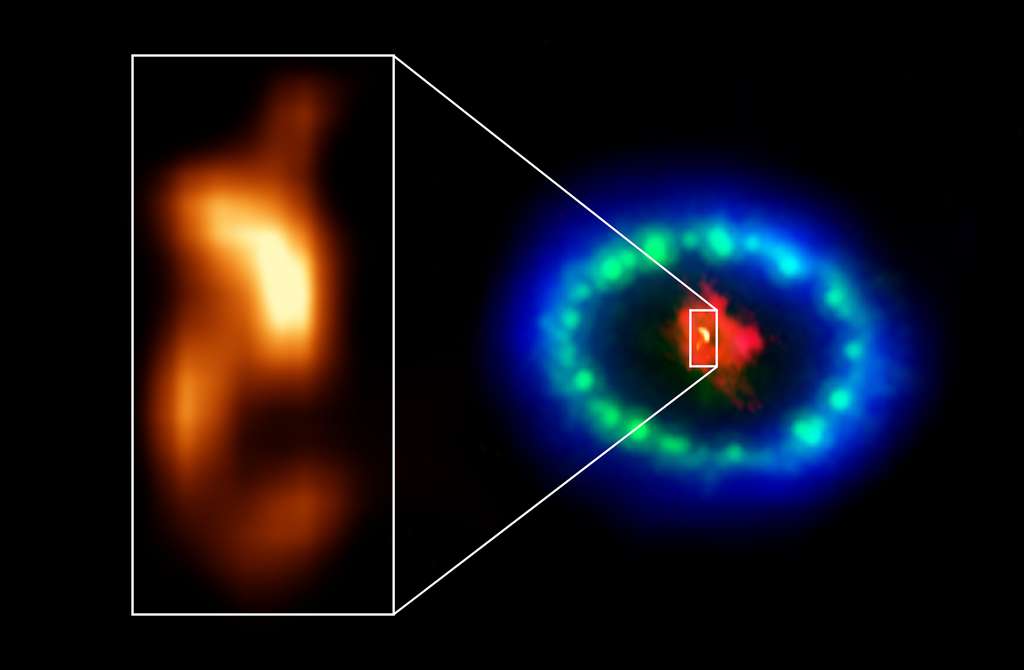L toile  neutrons  de la supernova de 1987 aurait bien 