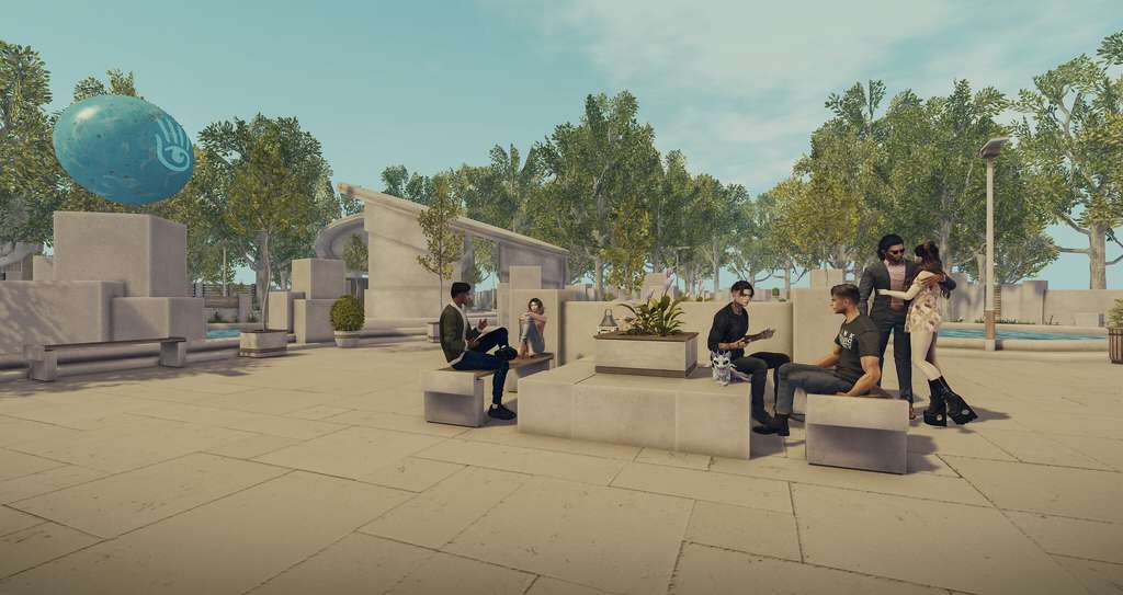 Dès 2003, Second Life propose une interaction sociale entre internautes dans un environnement virtuel richement défini. © Linden Labs.