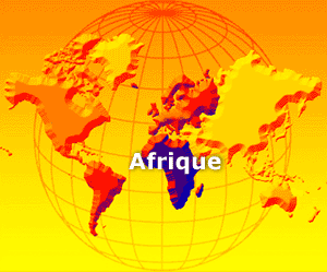 Position de l'Afrique sur le globe terrestre. © Futura-Sciences