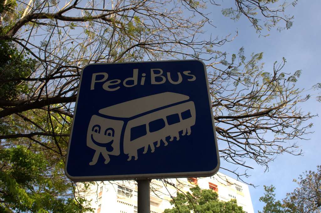 Le pédibus, une autre façon d’aller à l’école Le pédibus, une autre façon d’aller à l’école