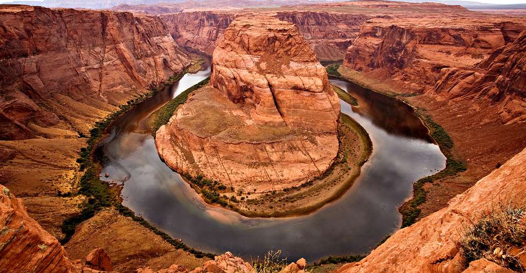 La courbe du fer à cheval du fleuve Colorado. © Luca Galuzzi, CC by-sa 2.5