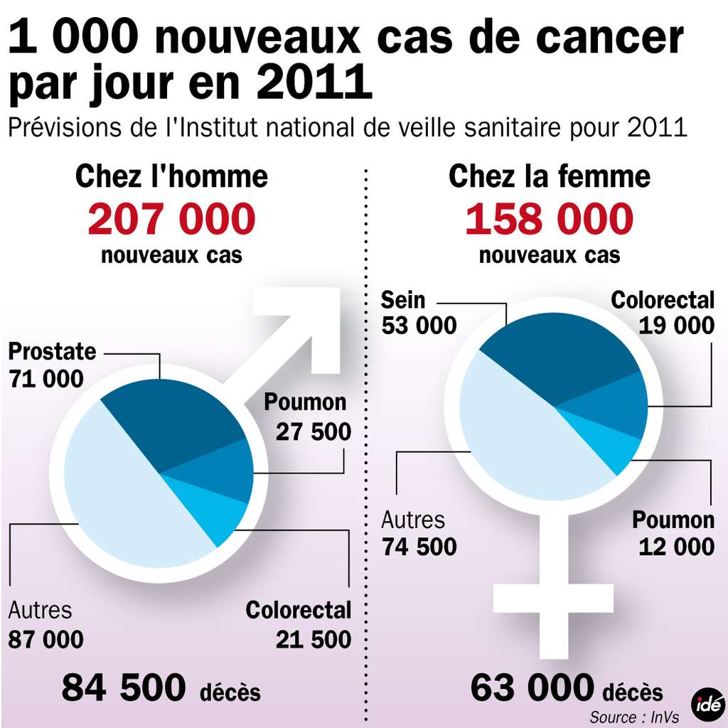 Cancer 365000 Nouveaux Cas En 2011 Daprès Linvs