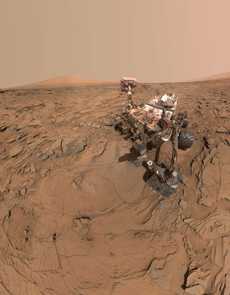 Selfie de Curiosity à « Okoruso » Selfie de Curiosity à « Okoruso »