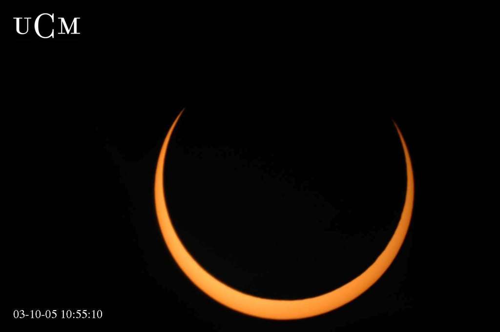 Eclipse partielle de soleil du 3 octobre