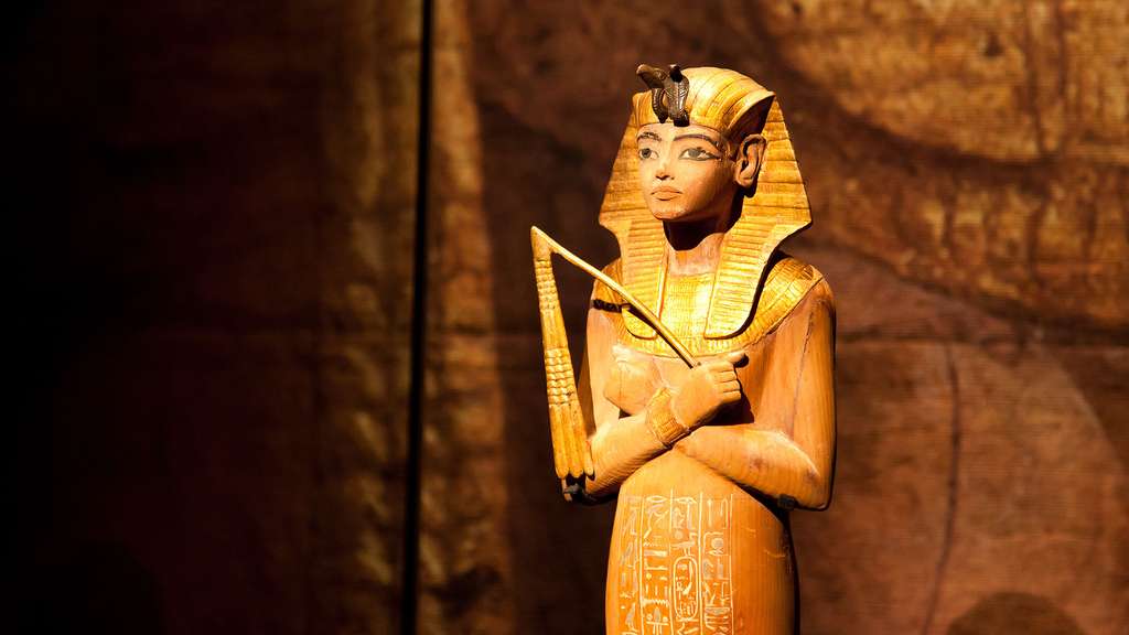 Une chaouabti, statuette funéraire Une chaouabti, statuette funéraire