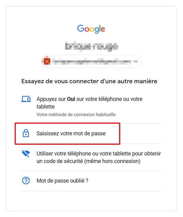 comment trouver mon mot de passe google play