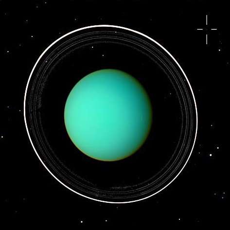 Uranus et sa lune 18 Uranus et sa lune 18