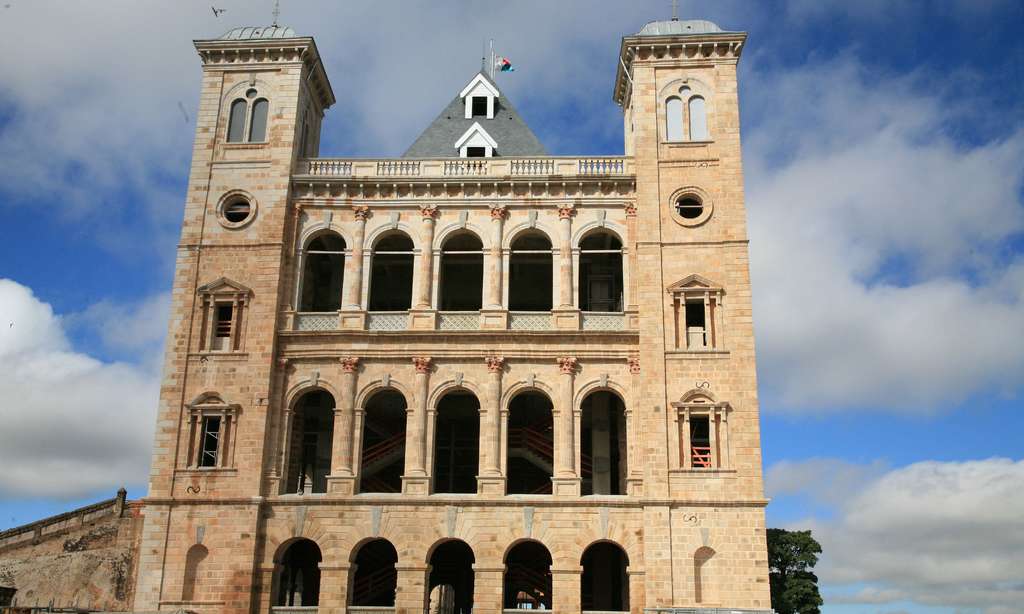 Le palais de la reine, à Tananarive Le palais de la reine, à Tananarive