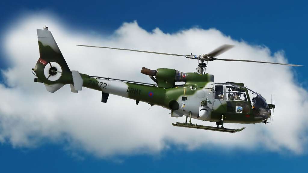  Photo  Un h licopt re Westland Gazelle  AH 1