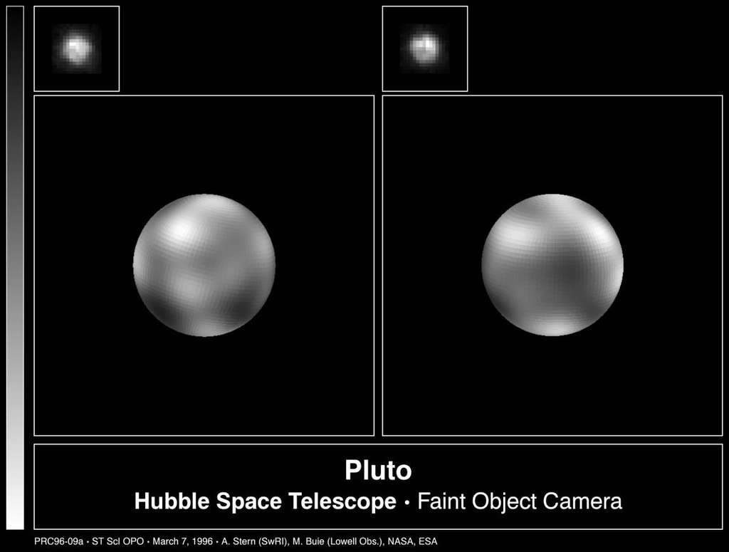 Vue de la surface de Pluton avant New Horizons Vue de la surface de Pluton avant New Horizons