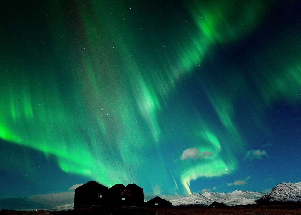 Aurore boréale en Islande Aurore boréale en Islande