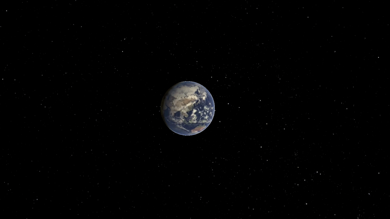 Trajectoire de 2020 QG les 15 et 16 août. Le petit astéroïde n'est passé qu'à 2.950 km au-dessus de l'océan Indien. Il détient le record du passage le plus proche de la Terre jamais constaté. © Nasa, JPL-Caltech
