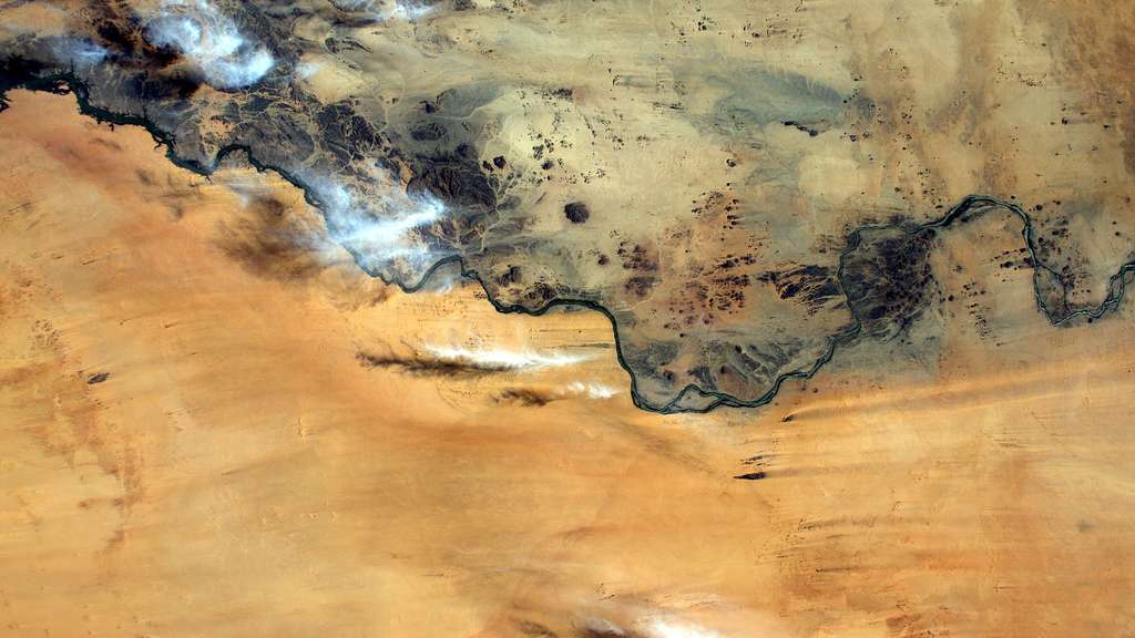 Le Soudan vu de l'espace Le Soudan vu de l'espace