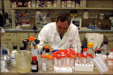 Shane Arnold, responsable du développement du péramivir chez BioCryst. © Dana Mixer for The New York Times
