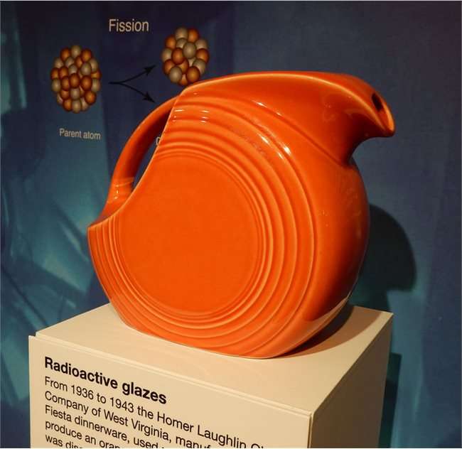 Un exemple de vaisselle Fiesta émaillée à l'oxyde d'uranium. © National Museums NI