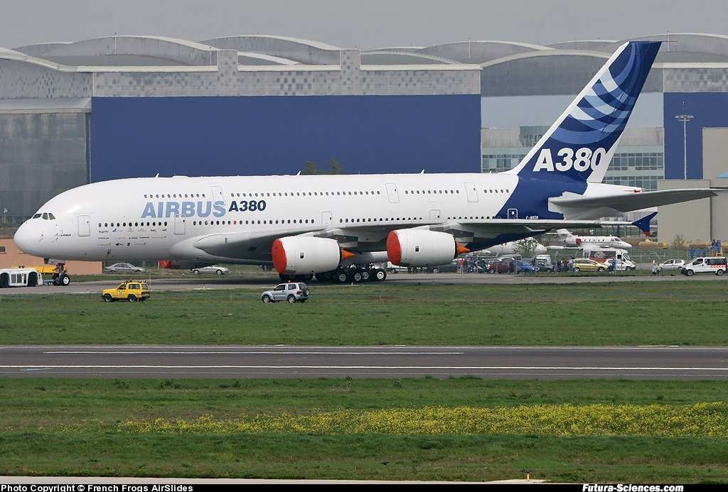Airbus A380 au sol