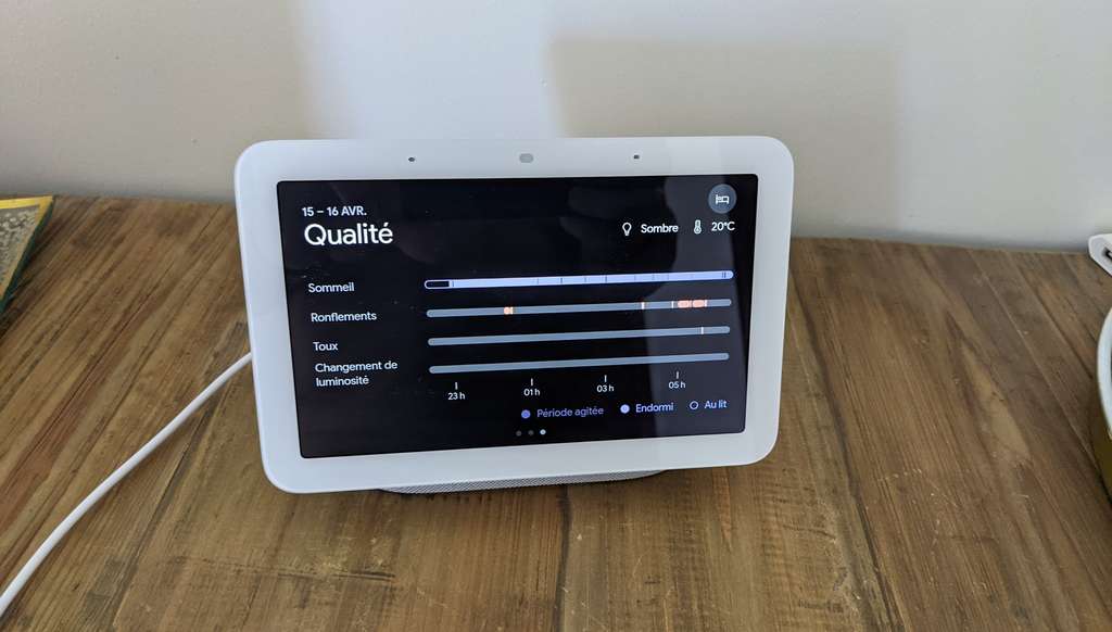 Data on sleep quality comes with tips and suggestions. © Marc Zaffagni Data on sleep quality comes with tips and suggestions.