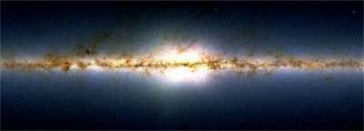 Notre galaxie, la voie lactée (photographie infra rouge)