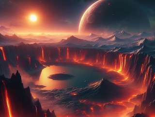 Survolez un magnifique lac de lave de 200 km de diamètre sur la lune volcanique Io !