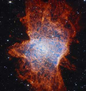 Une tache de peinture dans le cosmos ? Le télescope James-Webb révèle la beauté flamboyante d’une étoile et son double caché